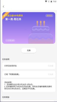 阿里云盘vip来了,你的任务完成了吗?