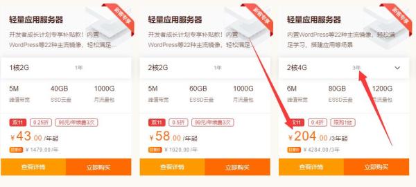 阿里云服务器双11新用户活动