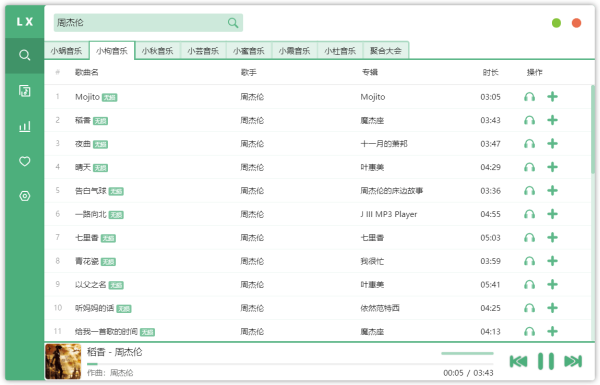 全网音乐免费听,洛雪音乐助手v1.15.1绿色版